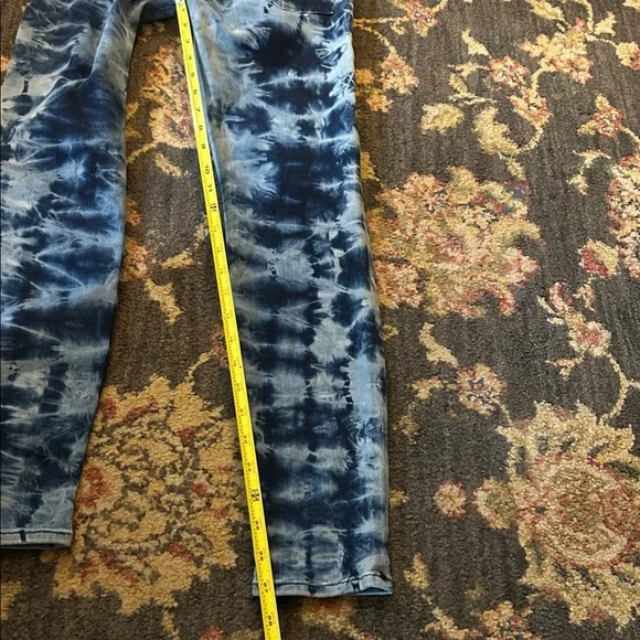 FrameTie Dye Grunge Le High Skinny Crop Jeans Women’s Size 26 - Picture 9 of 15